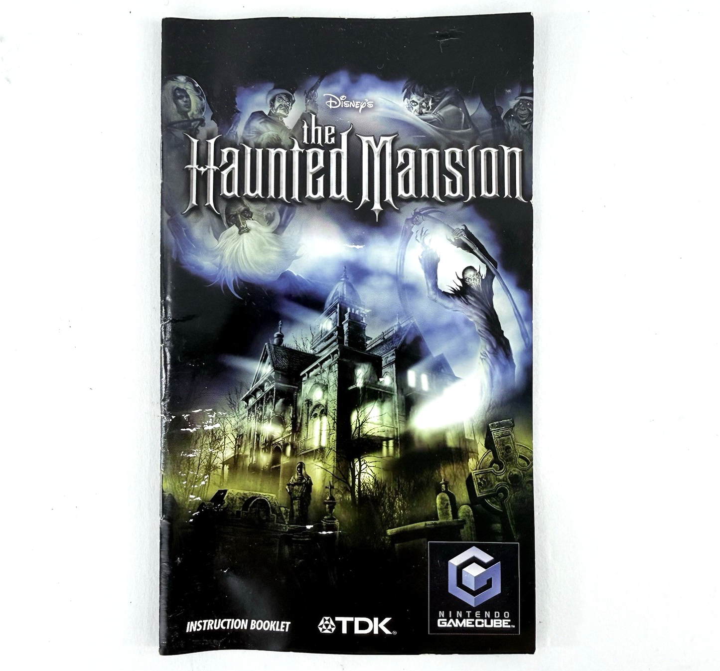 Disney's The Haunted Mansion (GameCube, 2003) Game Case Manual Reg. Card Insert