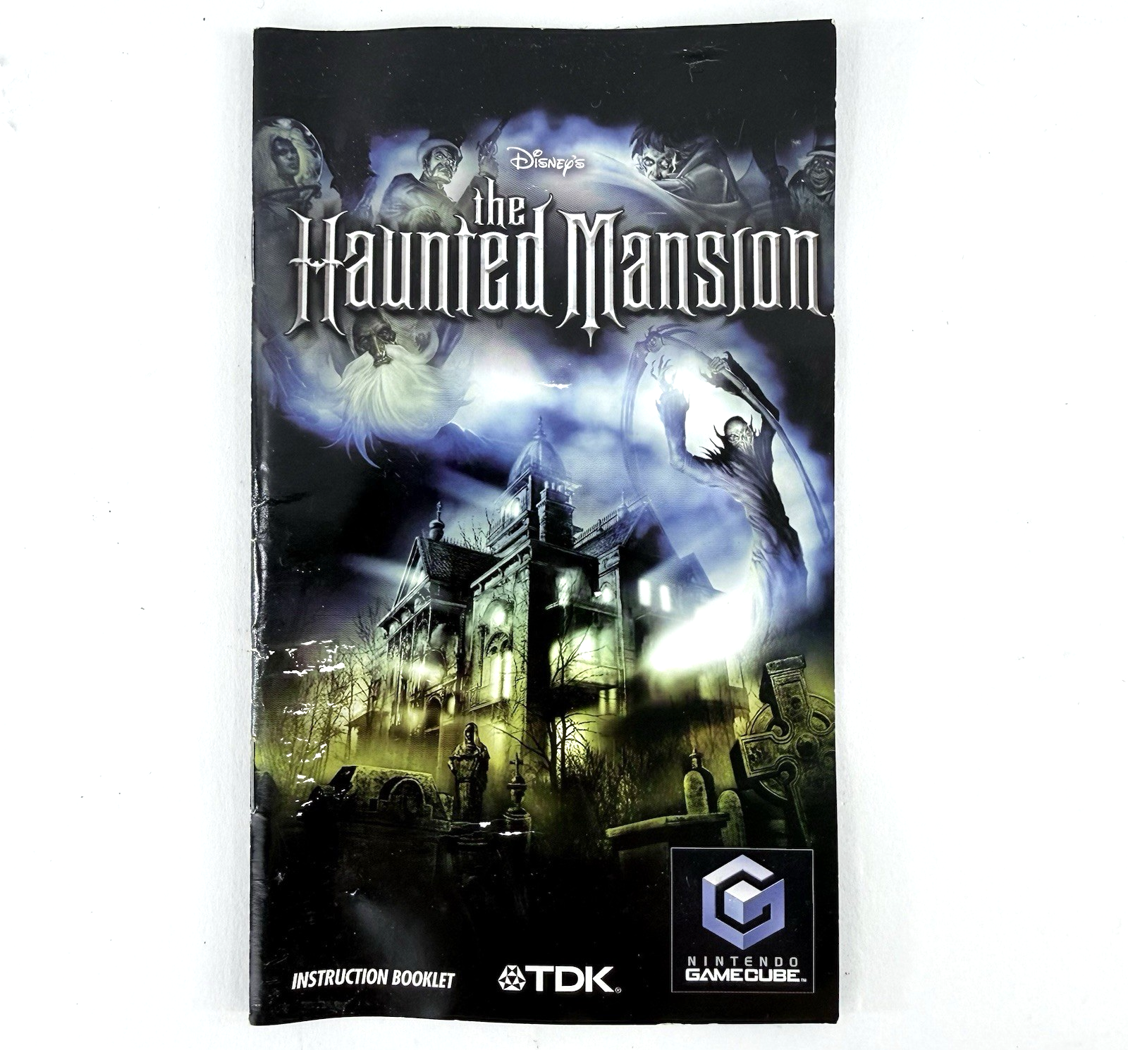 Disney's The Haunted Mansion (GameCube, 2003) Game Case Manual Reg. Card Insert