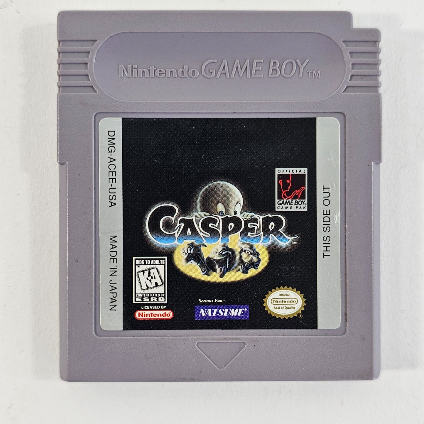 Casper (Nintendo Game Boy, 1996) Game Cartridge Only - Tested
