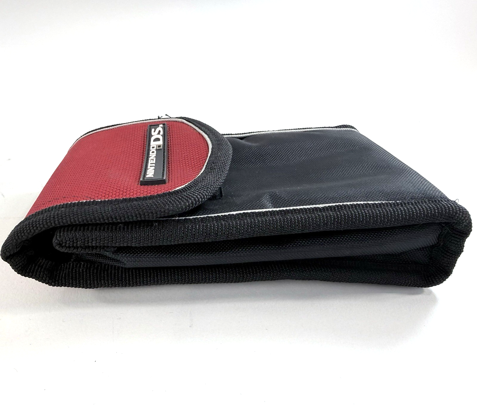 Nintendo DS Red and Black Switch N Carry Case with Zippered Pocket and Clip