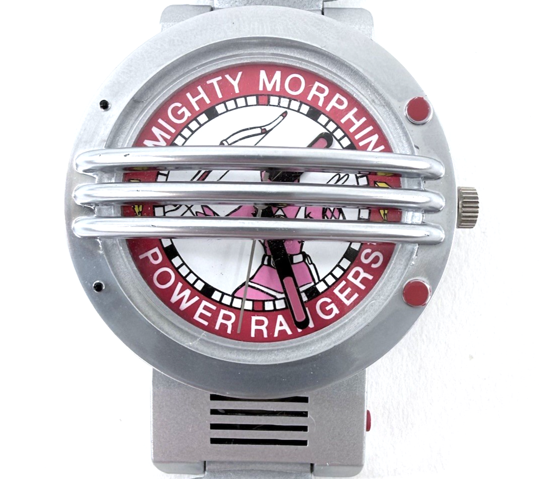 Saban 1994 Mighty Morphin' Power Rangers Pink Ranger Watch - For Display Only