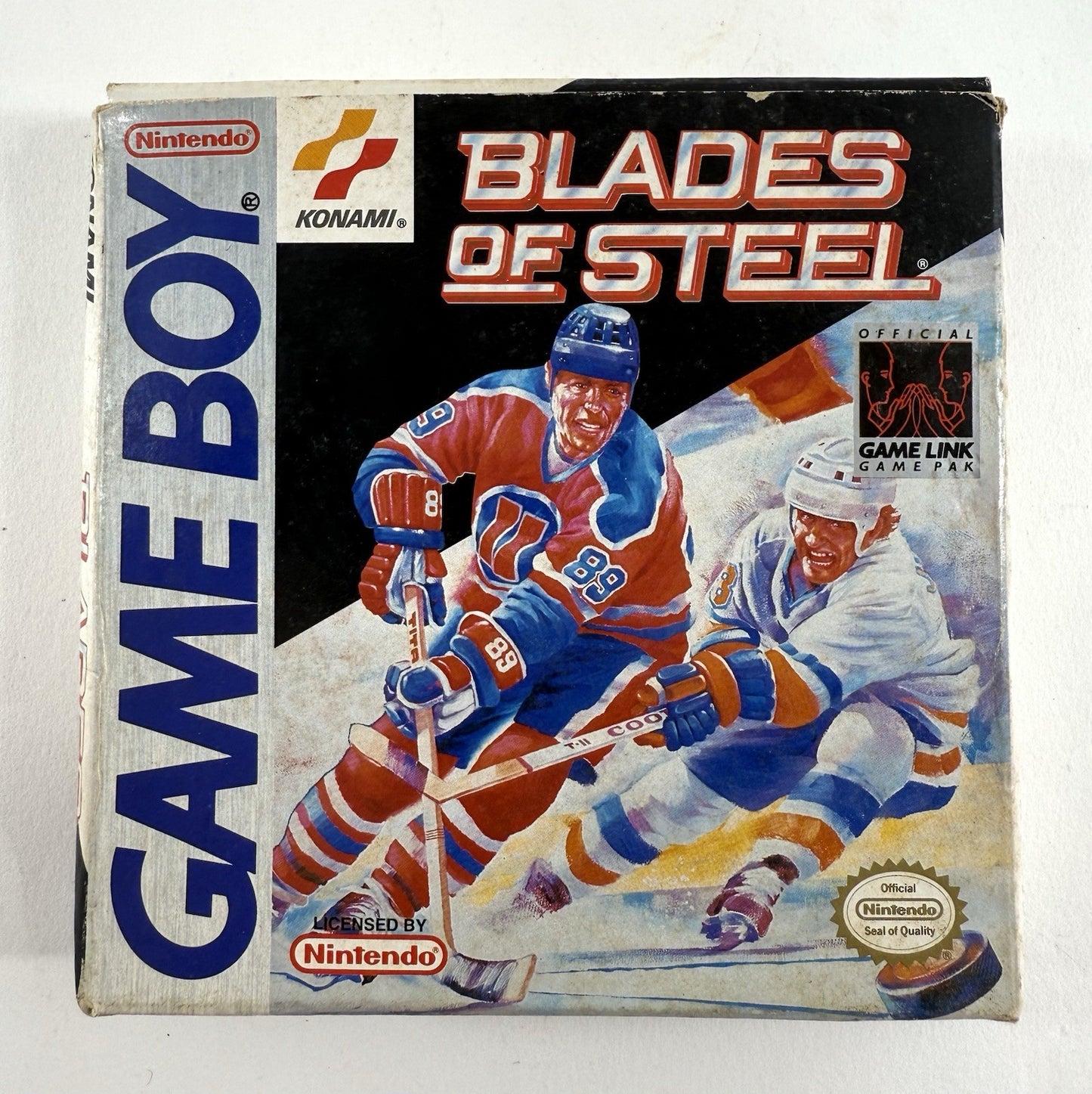 Blades of Steel (Nintendo GameBoy, 1991) Game Box Manual Inserts Registration