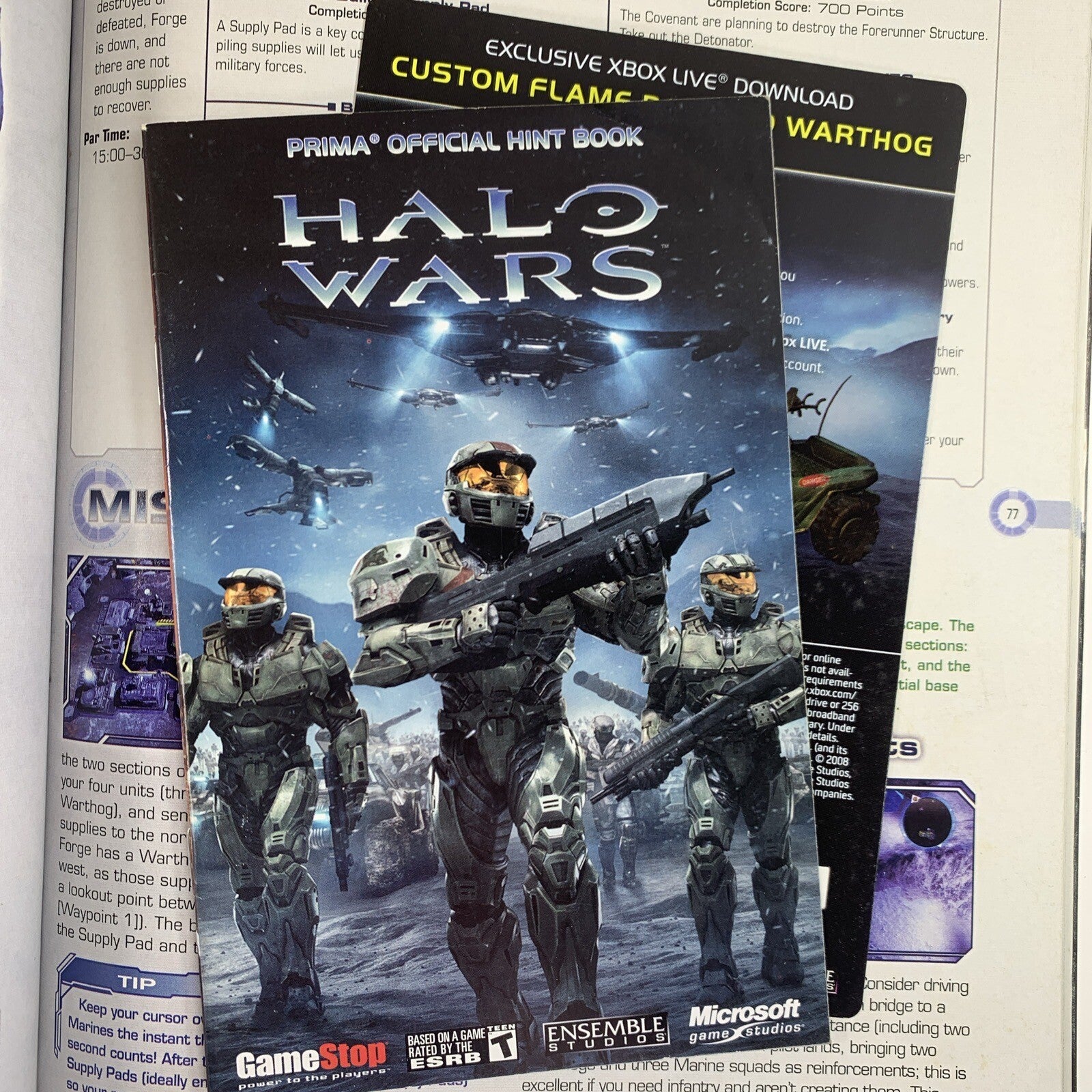 Halo Wars: Platinum Hits (Xbox 360, 2009) and Prima Official Strategy Guide