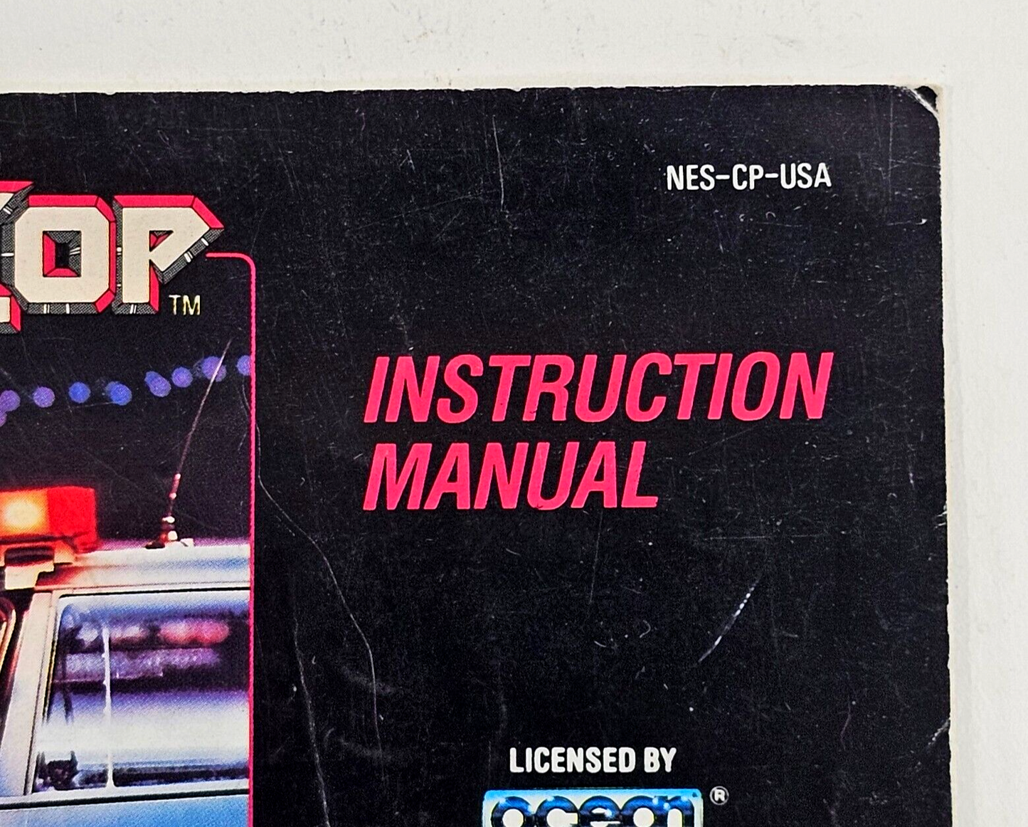 Robocop (Nintendo Entertainment System, 1988) Replacement Instruction Manual