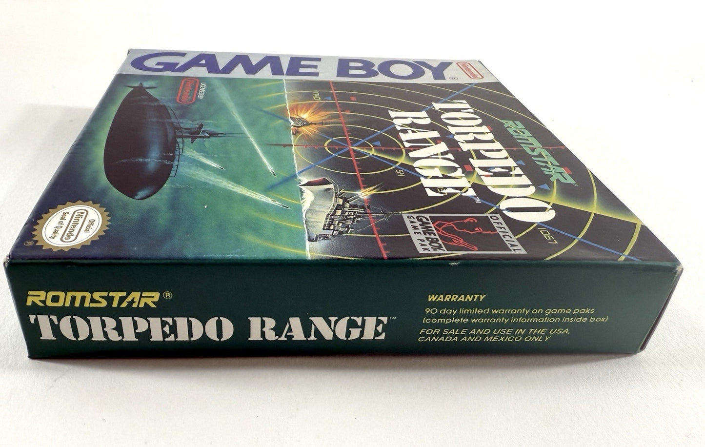 Torpedo Range (Nintendo Gameboy, 1994) Game, Box, Manual, Inserts - Tested