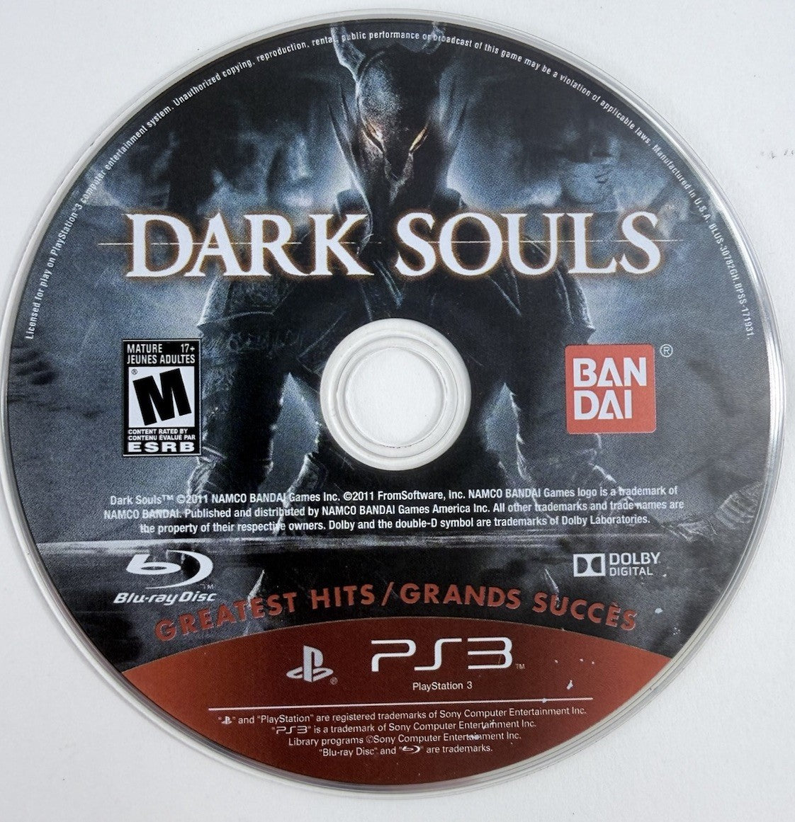 Dark Souls (Sony PlayStation 3 bundle) Dark Souls 2 Discs - Tested and Working