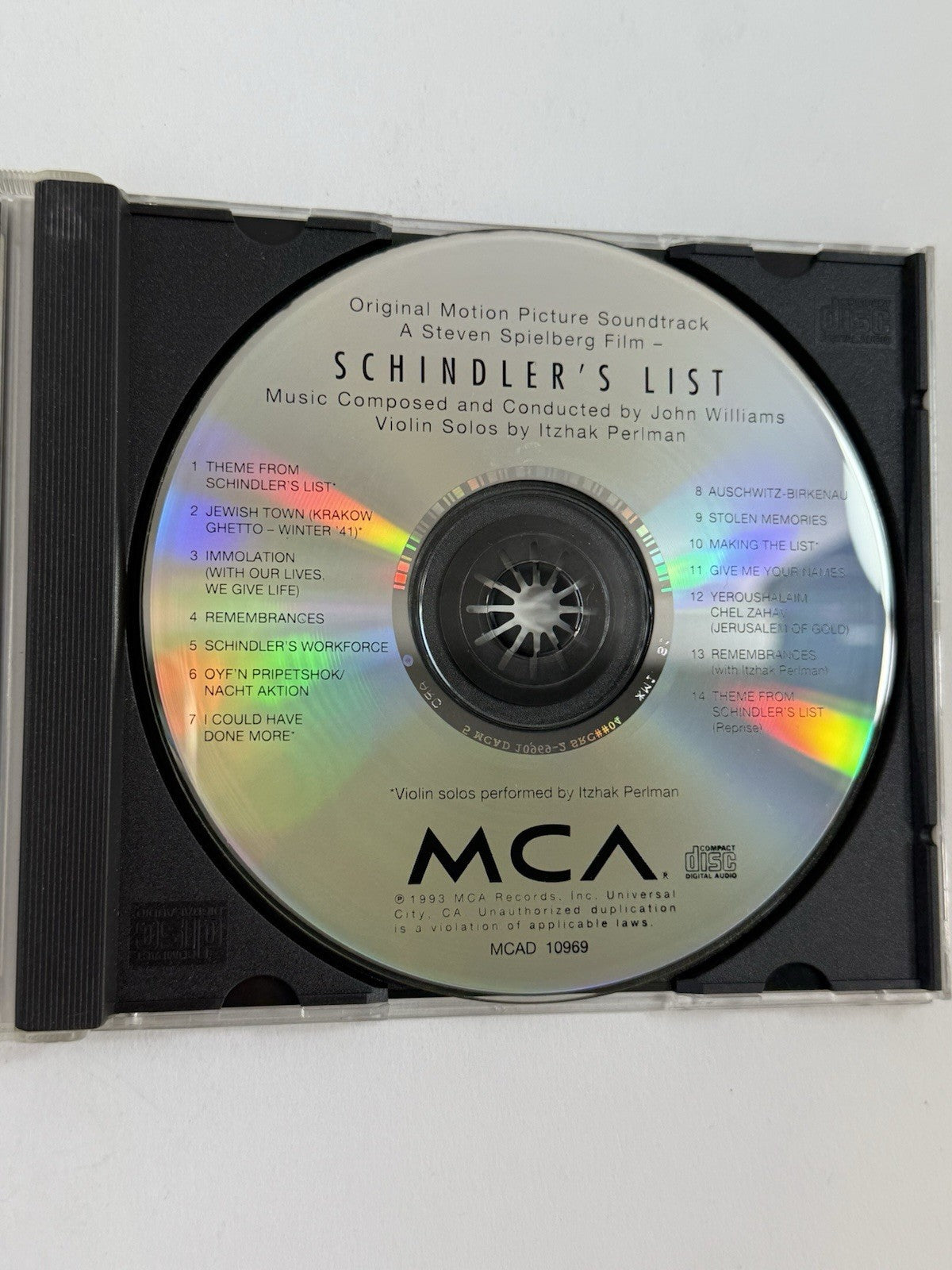 Schindler's List 25th Anniversary Edition 2-Disc DVD with Soundtrack CD - Tested