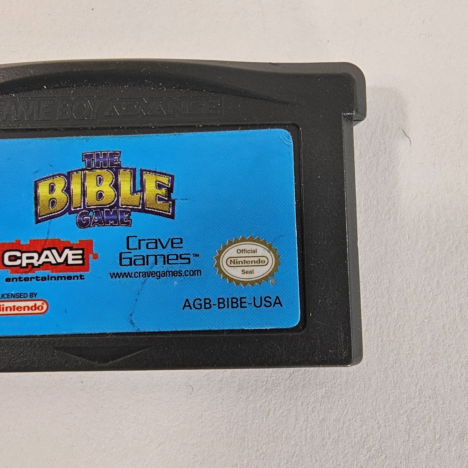 The Bible Game (Nintendo Gameboy Advance, 2005) Authentic Cartridge
