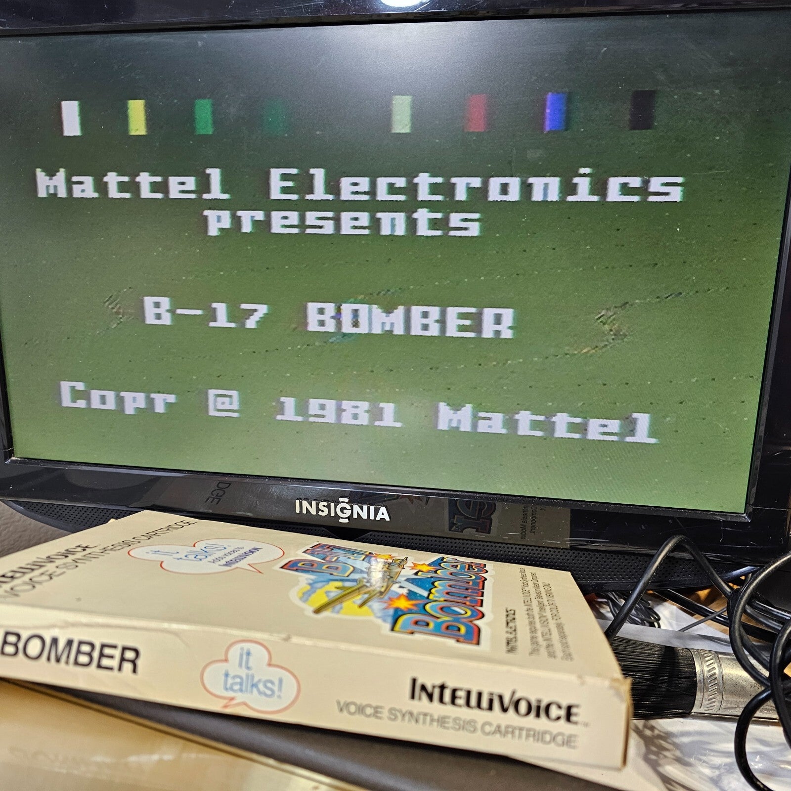 B-17 Bomber (Intellivision, 1982) Game Box Manual Overlay