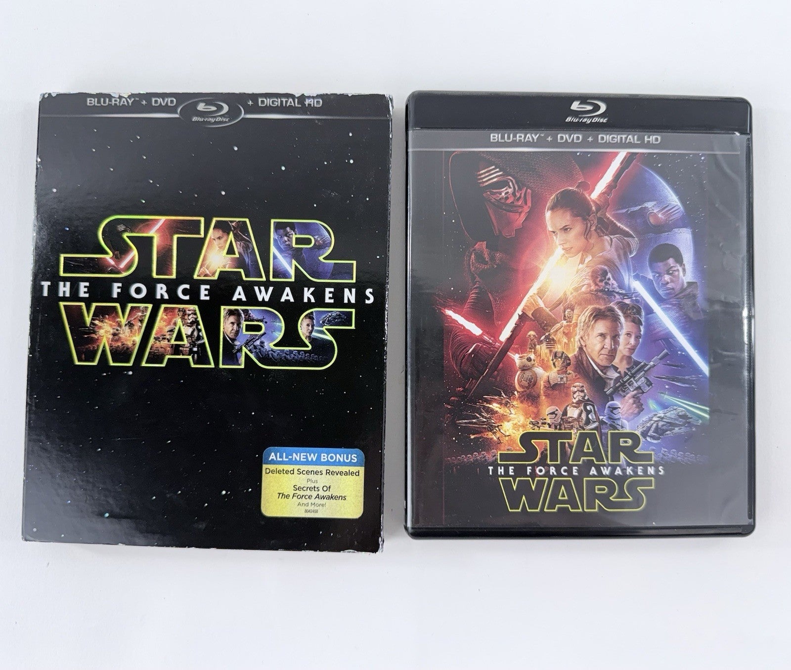 Star Wars Trilogy: Ep. I-III (Blu-ray Film Bundle) The Force Awakens, Last Jedi