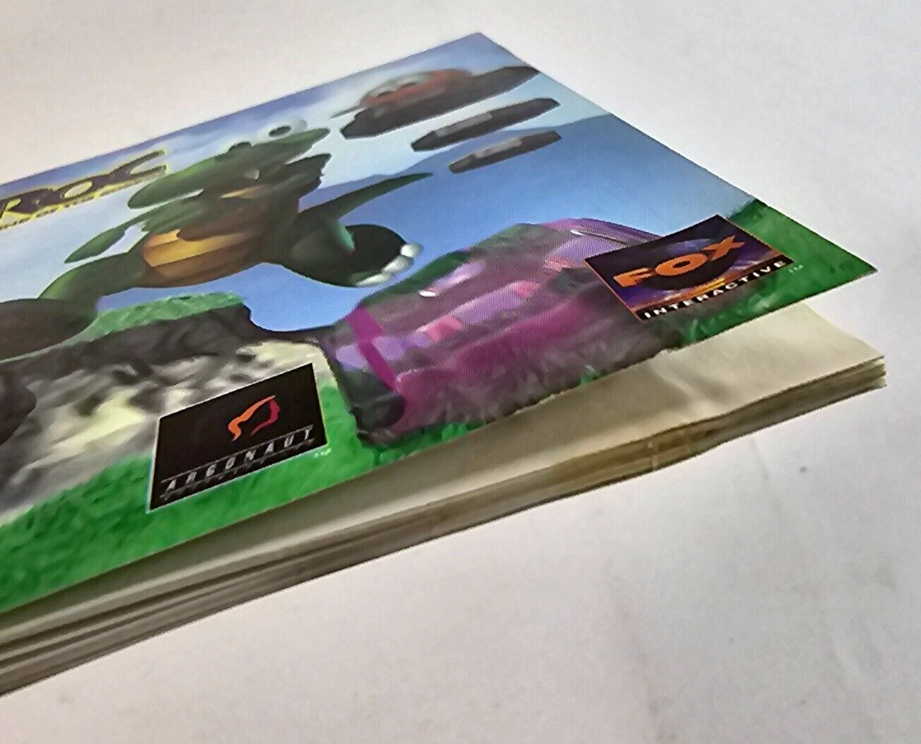 Croc: Legend of the Gobbos (PlayStation 1, 1998) Game Case Manual Registration