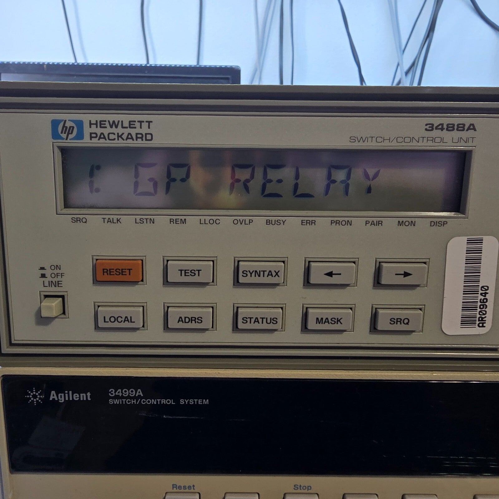 HP Agilent 44471A Digital Input/Output Switch Module - Tested and Working (1348)