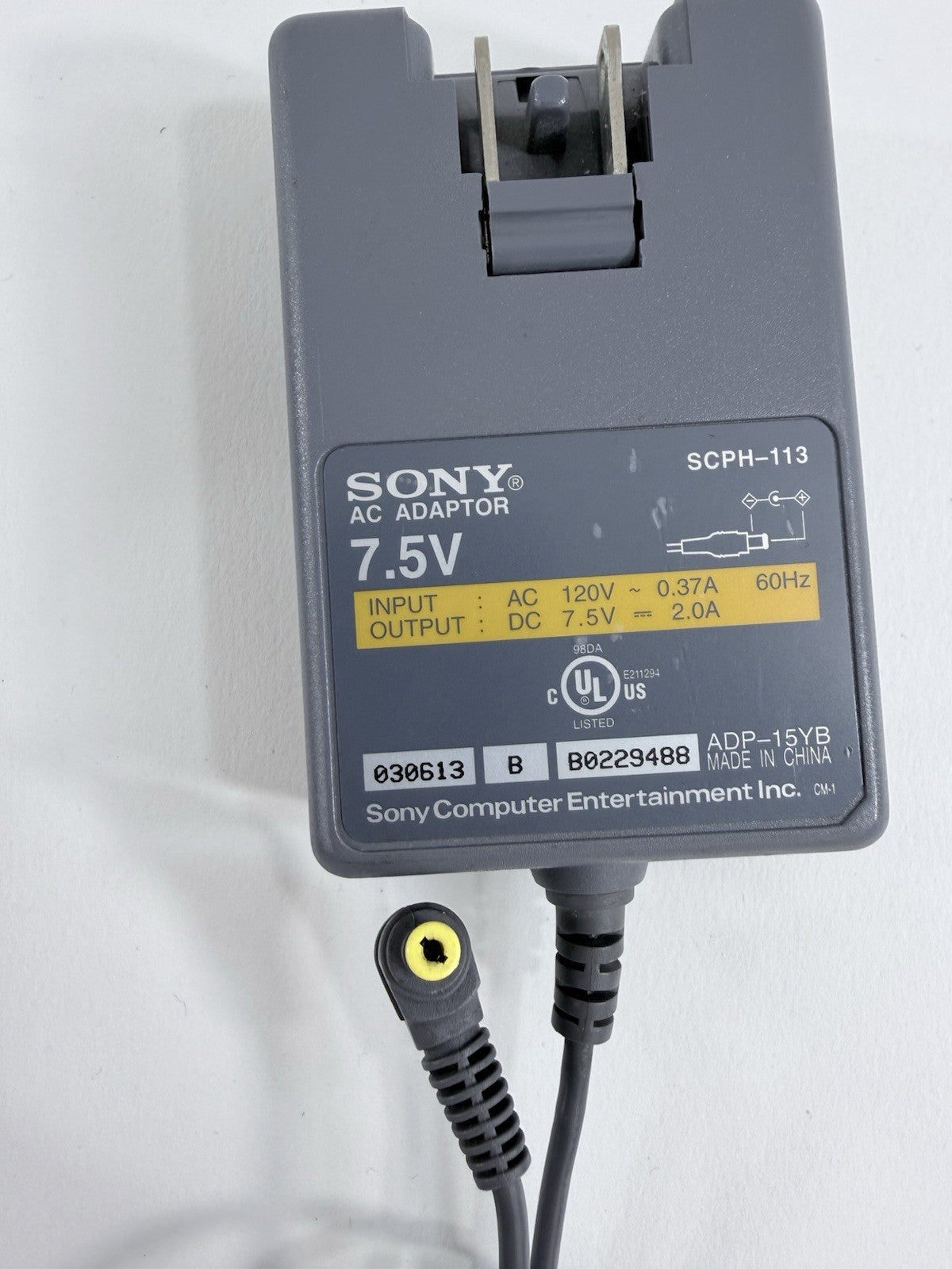 Sony PSOne Game Console, Grey Analog Controller, AV and Power Supply - Tested