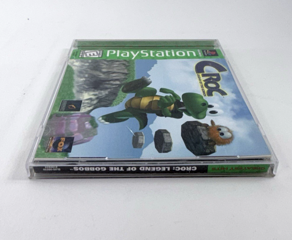 Croc: Legend of the Gobbos (PlayStation 1, 1998) Game Case Manual Registration