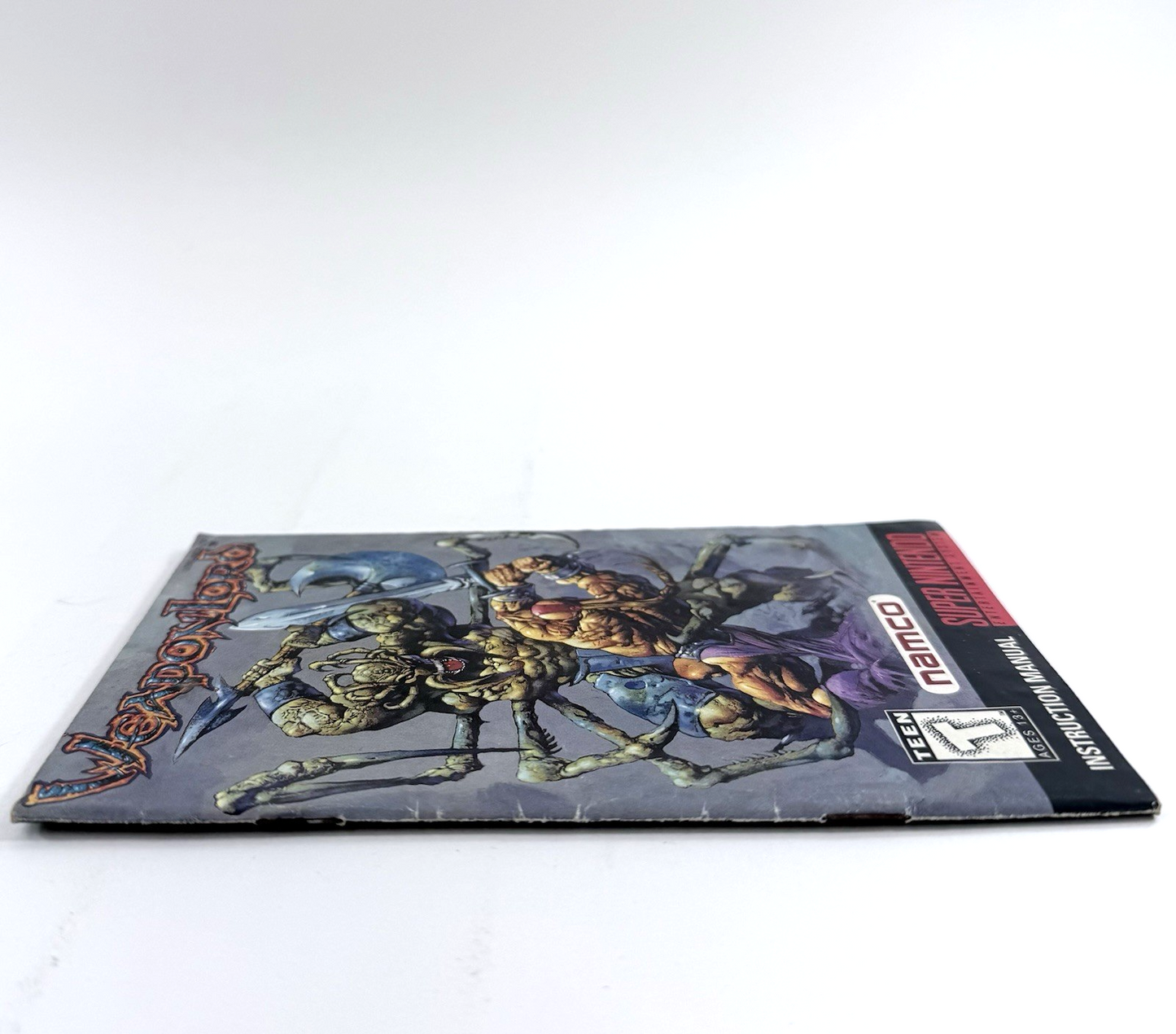 Namco 1995 Weaponlord Instruction Manual for Super Nintendo U/SNS-AWDE-USA