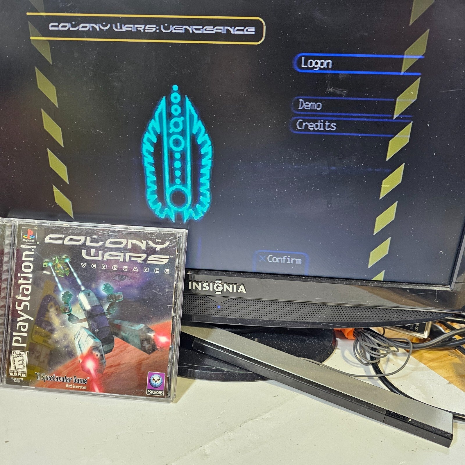 Colony Wars: Vengeance (Sony PlayStation 1, 1998) Game Case Manual Registration