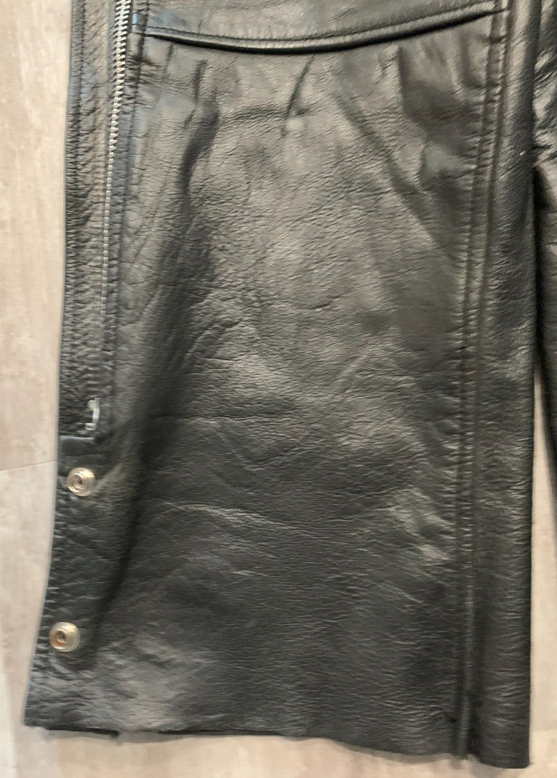 Biker’s Club Leather Chaps Motorcycle Riding Pants Black Biker Unisex XS