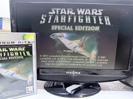 Star Wars: Starfighter Special Edition (Xbox, 2001) Game Case Manual - Tested