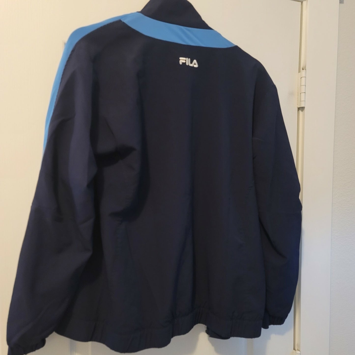 Fila Jacket Vintage Promotional NASDAQ 100 Open Blue 2002 Classic Adult Small 