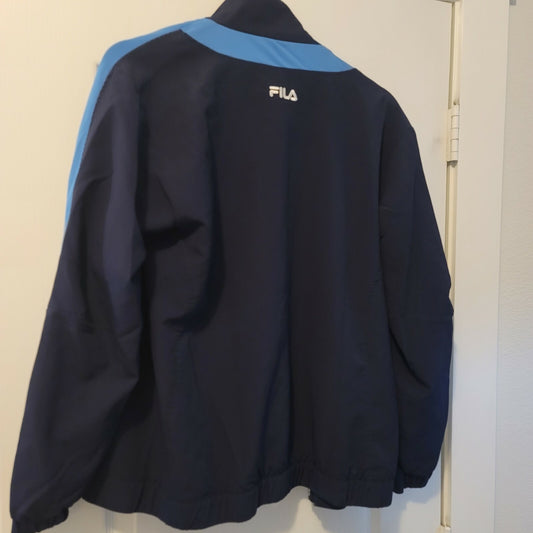 Fila Jacket Vintage Promotional NASDAQ 100 Open Blue 2002 Classic Adult Small 