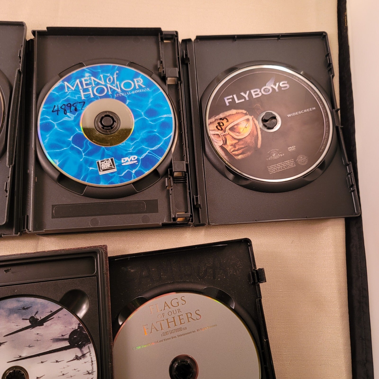 We Were Soldiers (WW2 DVD bundle) Flyboys, Pearl Harbor, Men of Honor, Flags of