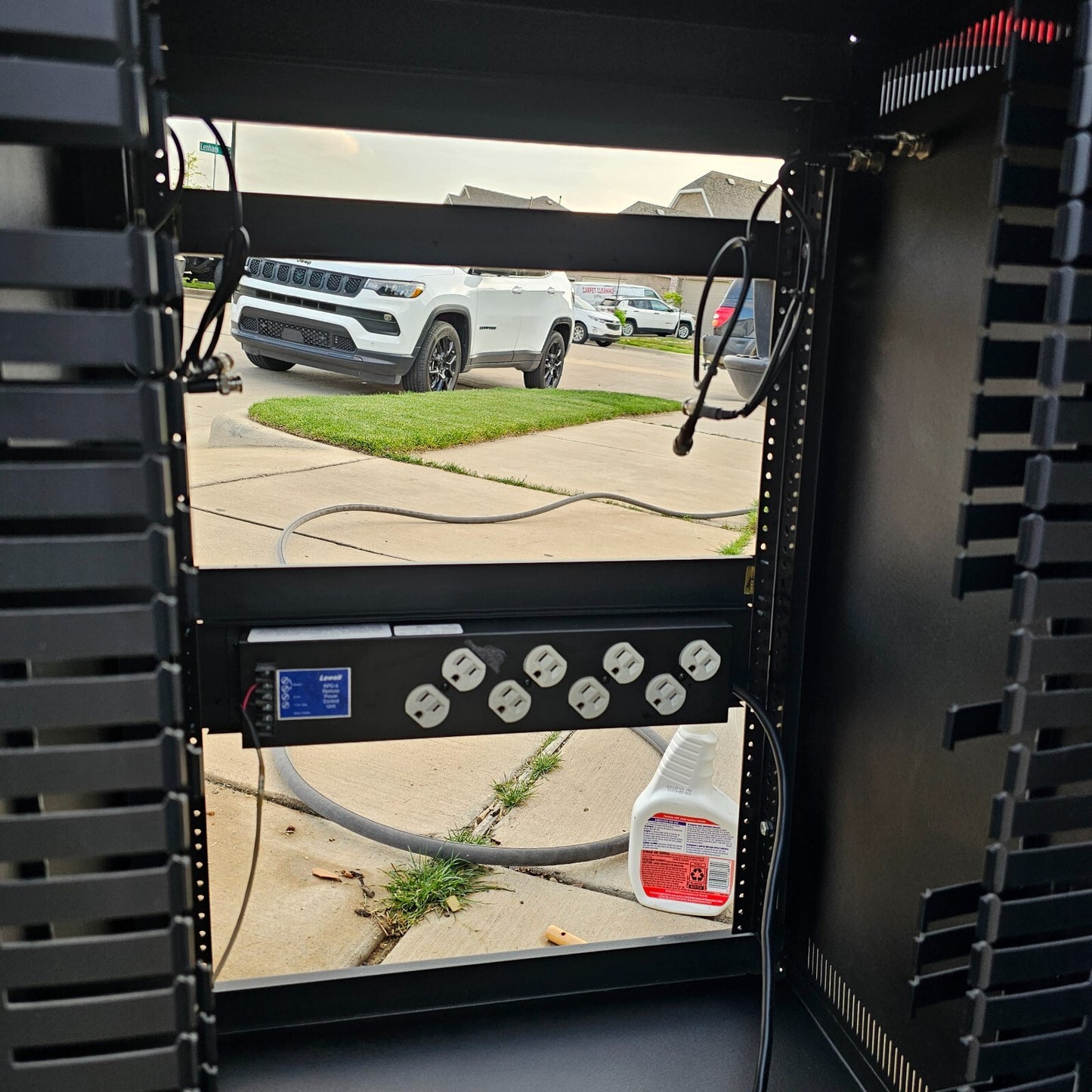 Stage Front Presentation Systems Custom Mounted Audio/Video Cabinet - Read