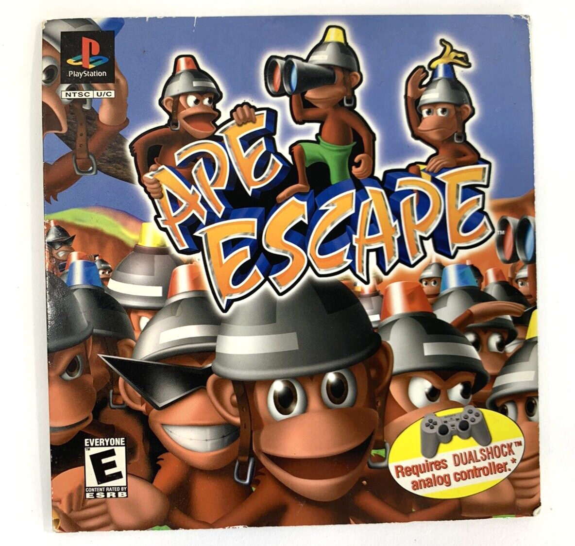 Ape Escape (PlayStation 1, 1999) Underground Magazine Demo Disc & Sleeve - Works
