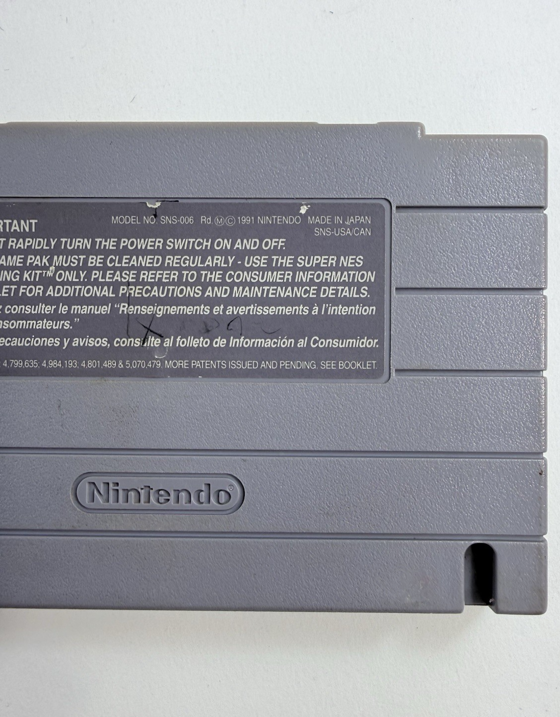 The Hunt for Red October (Super Nintendo, 1993) Game Cartridge - Tested