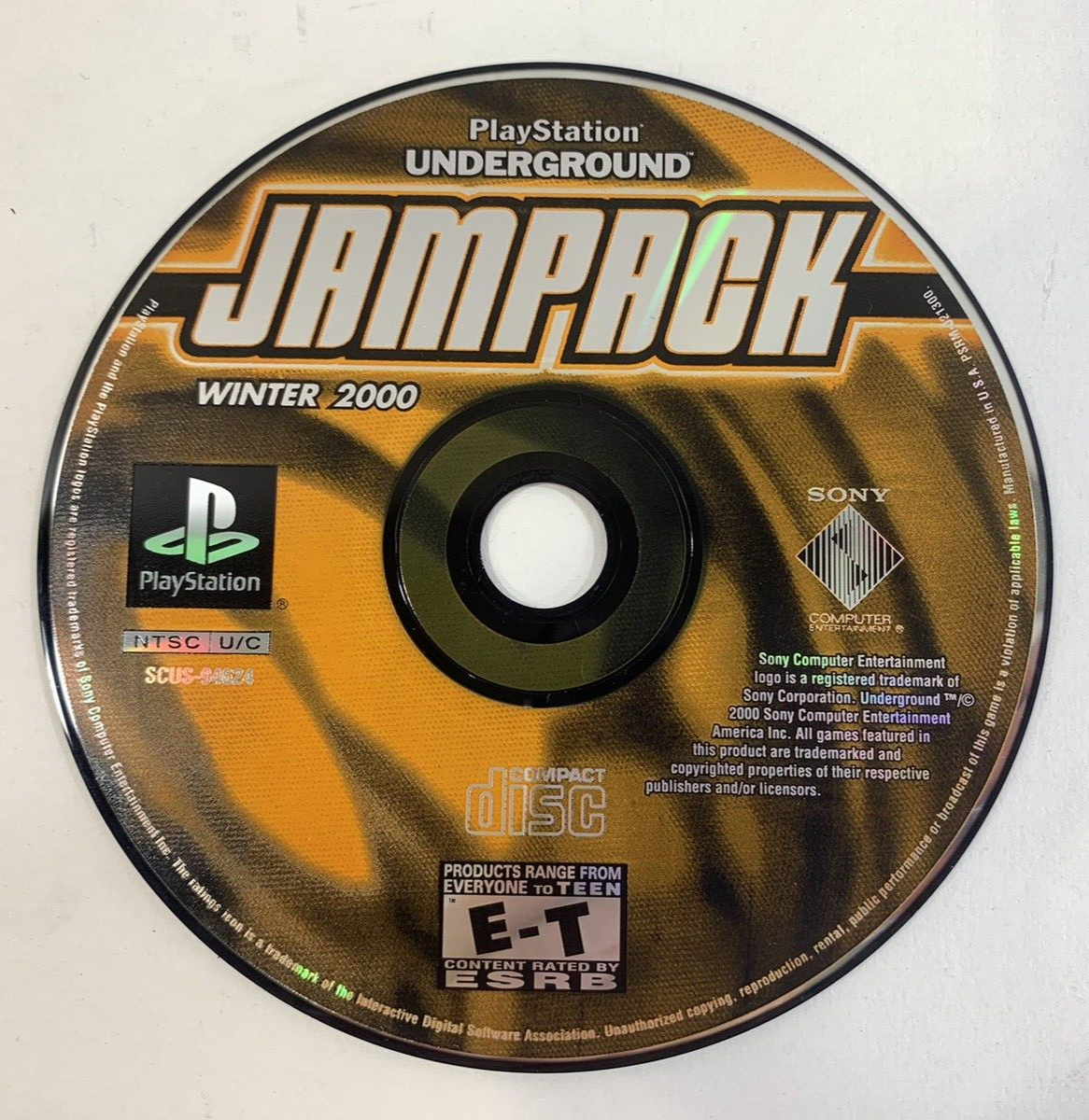 PlayStation Underground Jampack: Winter 2K (Sony PlayStation 1, 2000) - Tested