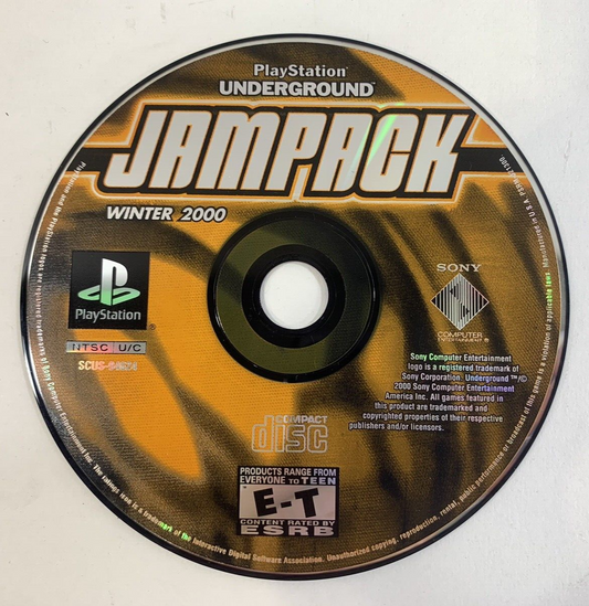 PlayStation Underground Jampack: Winter 2K (Sony PlayStation 1, 2000) - Tested