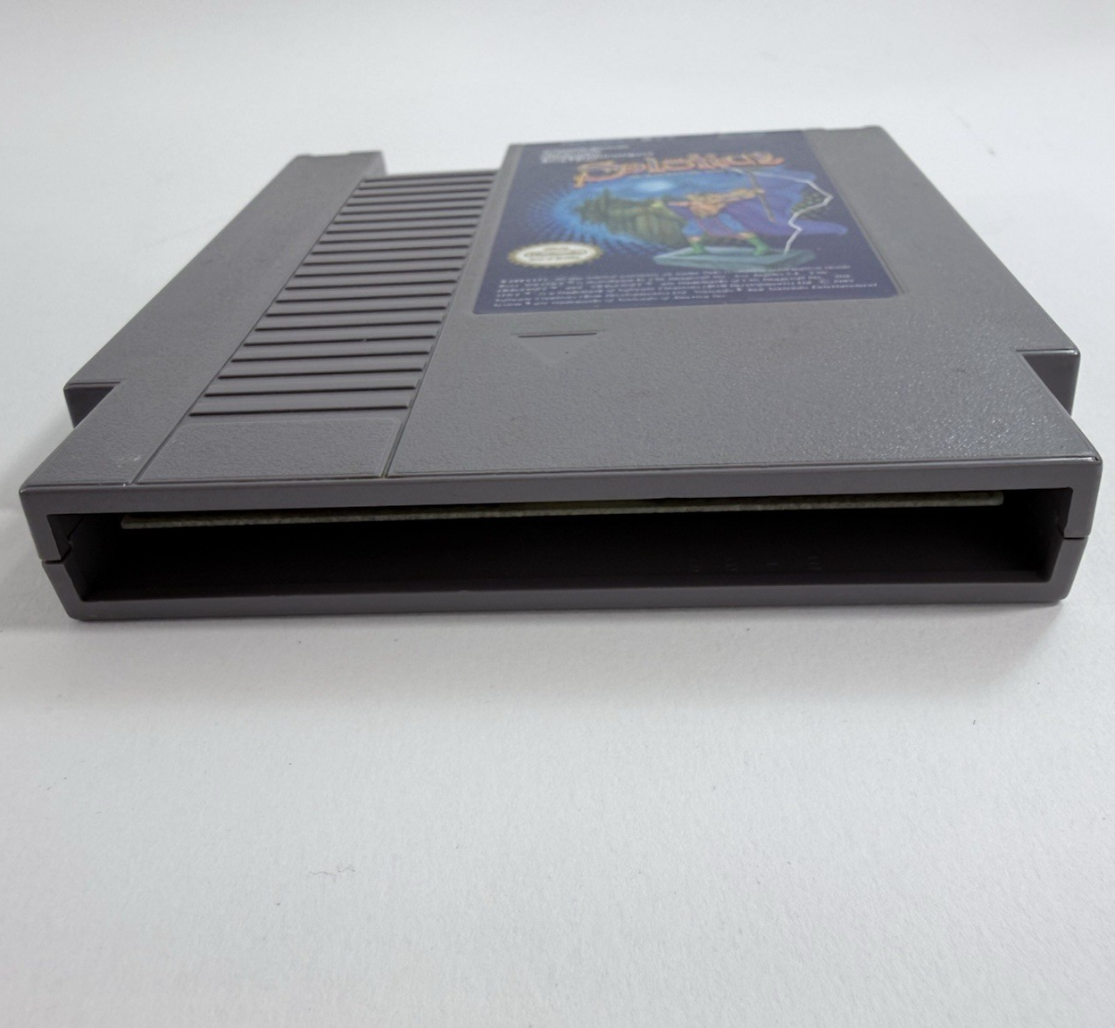 Solstice: The Quest for the Staff of Demnos (Nintendo NES, 1990) Game and Manual