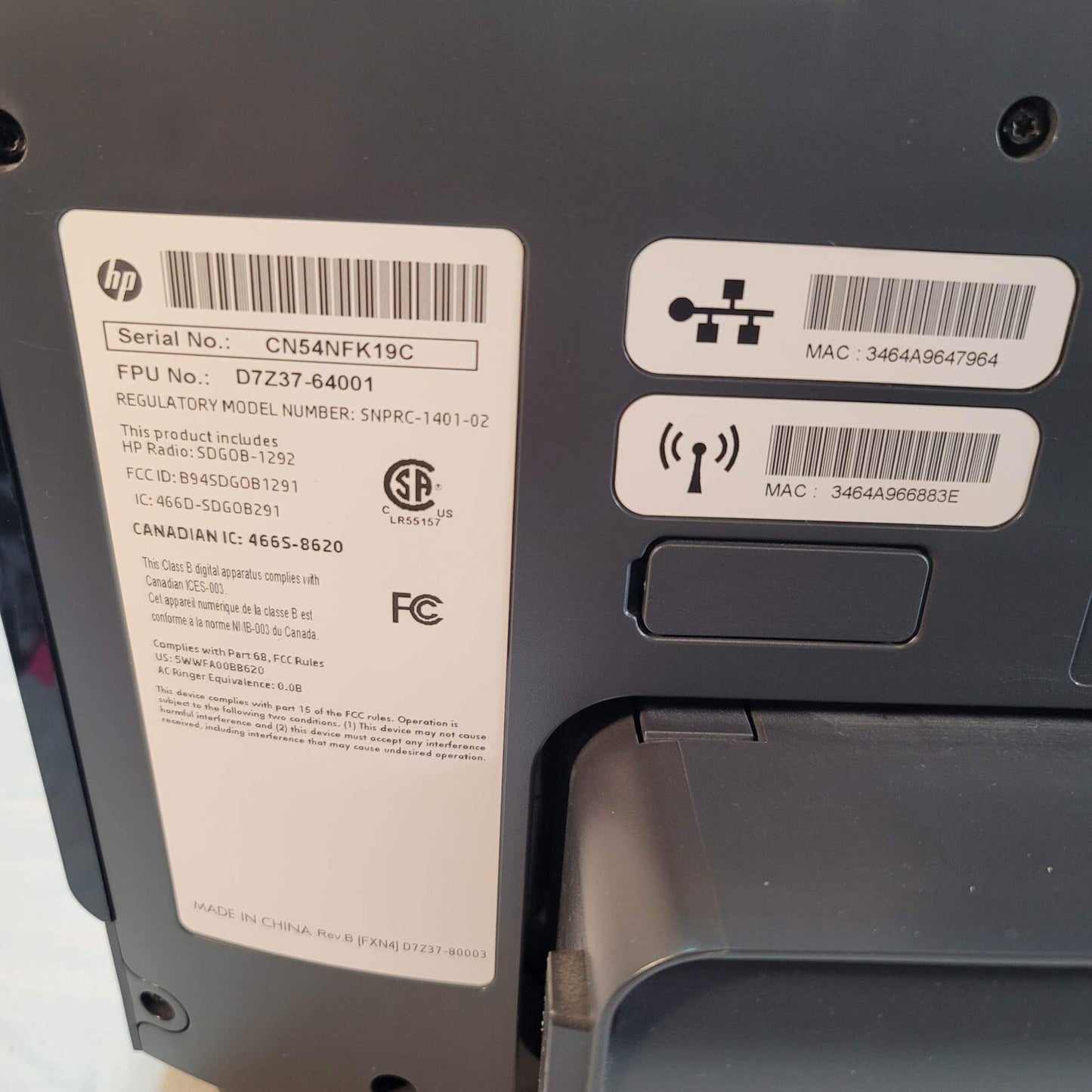 HP Officejet Pro 8625 e-All-in-One Printer - Tested and Working