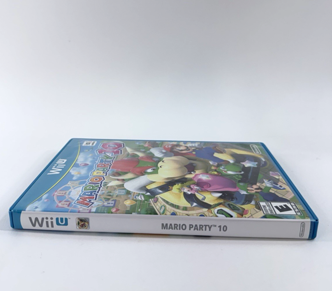Mario Party 10 (Nintendo Wii U, 2015) Game Case Manual - Tested and Working