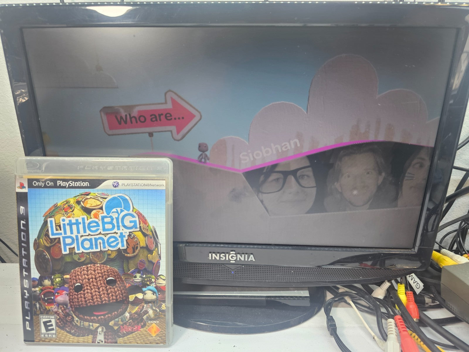 LittleBigPlanet (Sony PlayStation 3, 2008) Game Case Manual Registration Insert