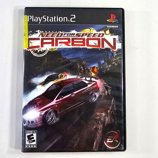 Need for Speed: Carbon (Sony PlayStation 2, 2006) Game Case Manual - Tested