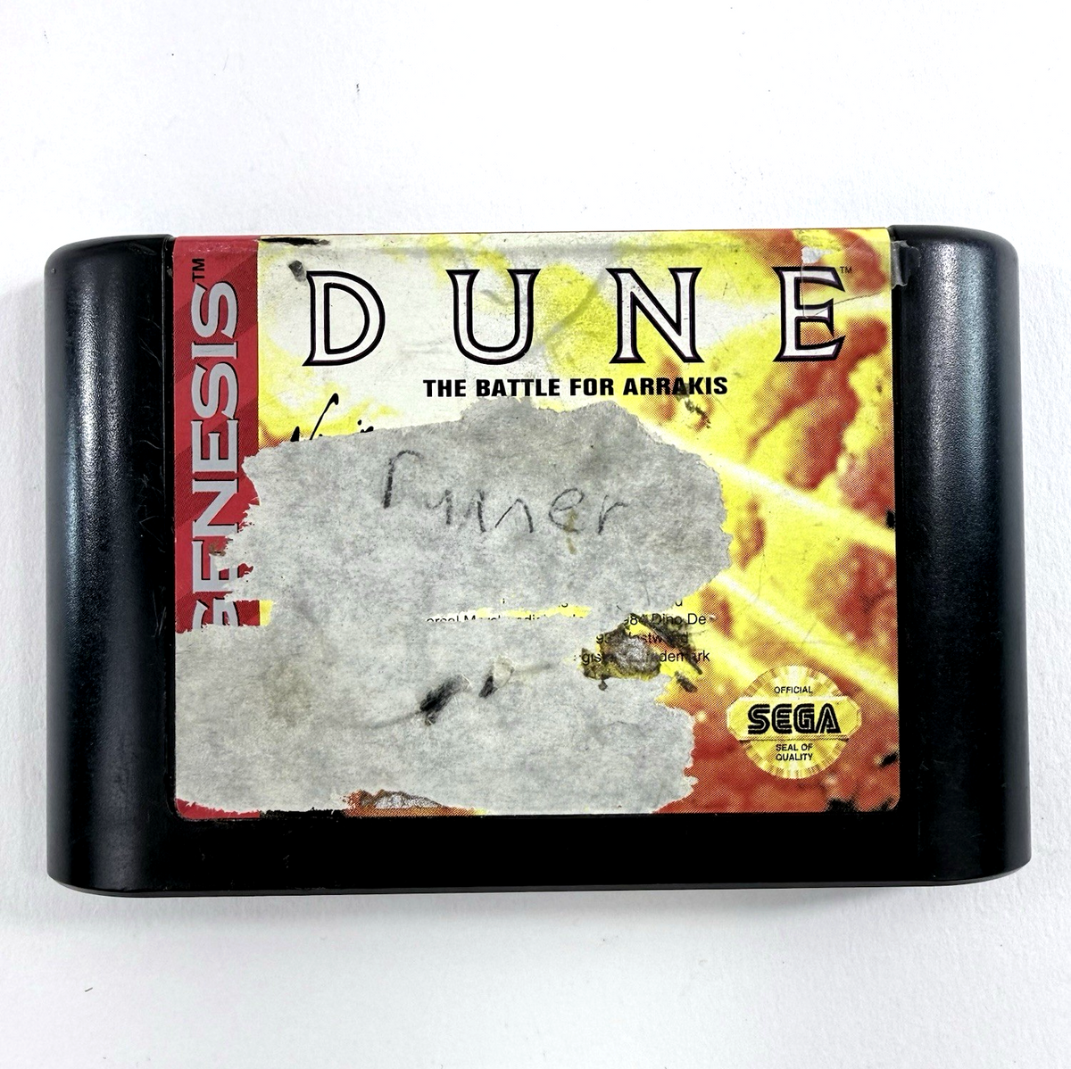Dune: The Battle for Arrakis (Sega Genesis, 1993) Game and Case - Tested
