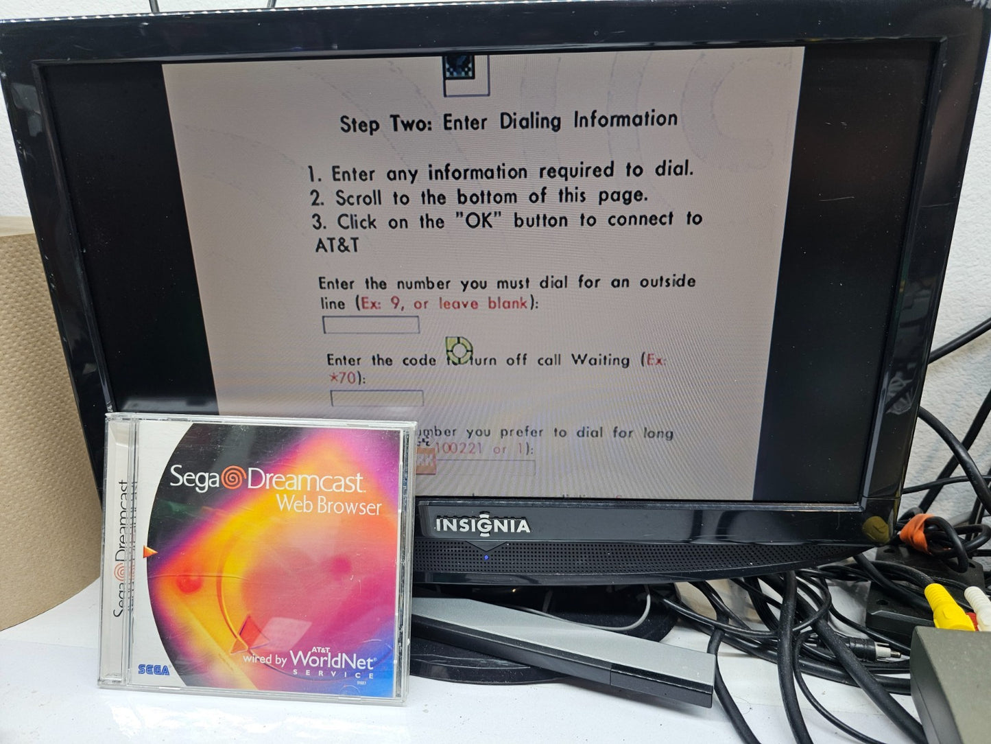 SEGA Dreamcast Web Browser (Sega Dreamcast, 1999) Disc, Case, Manual - Tested