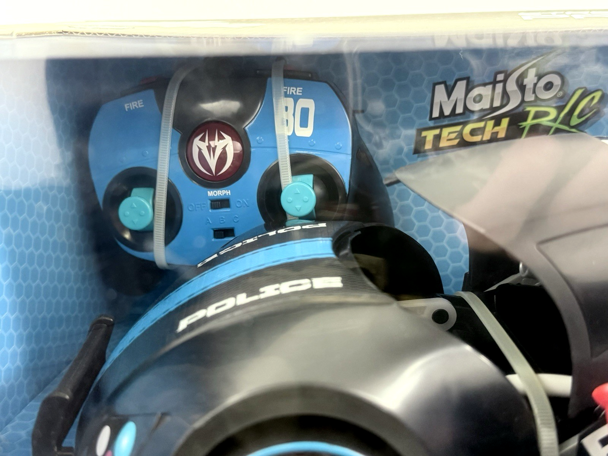 Maisto Tech R/C 2018 Street Troopers Project-66 Transforming 5-Shot Police Car