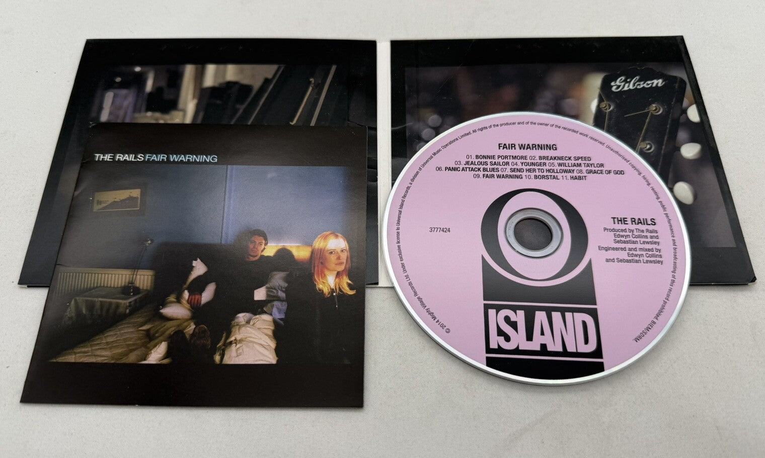 Fair Warning by The Rails (CD, May-2014) Signed Copy