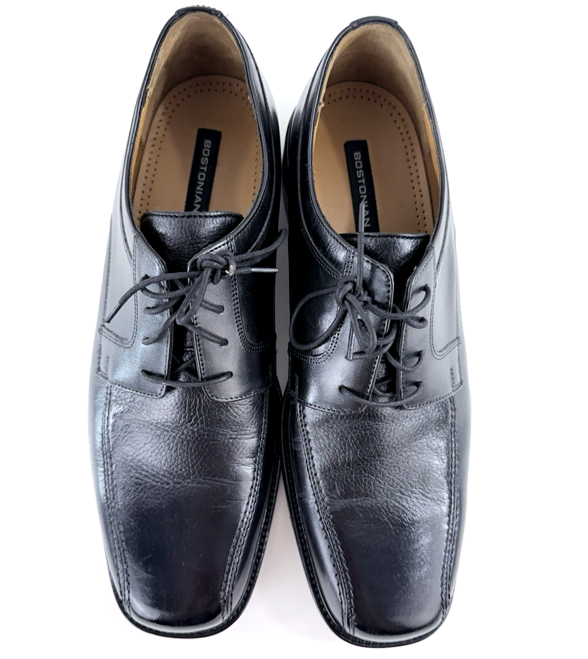 Bostonian Black Leather Men’s Oxford Shoes Size 13 D with Original Box