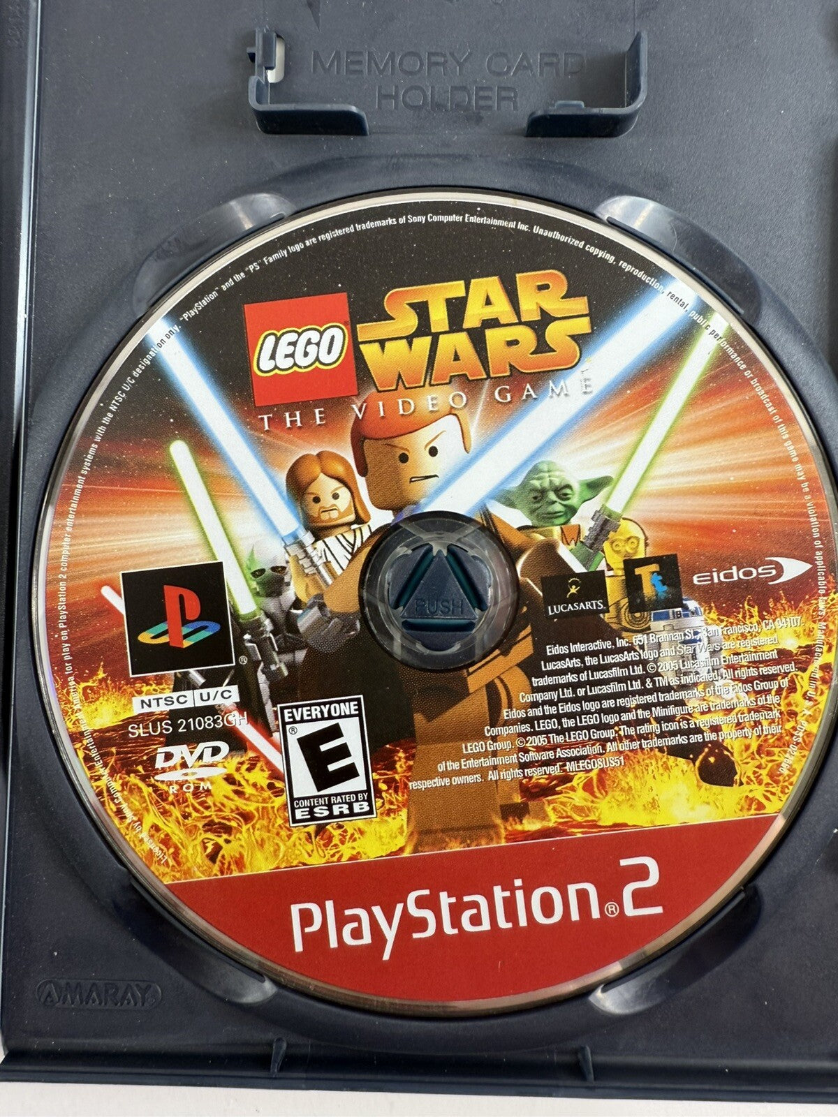LEGO Star Wars: The Video Game (PlayStation 2, 2005) Game Case Manual - Tested