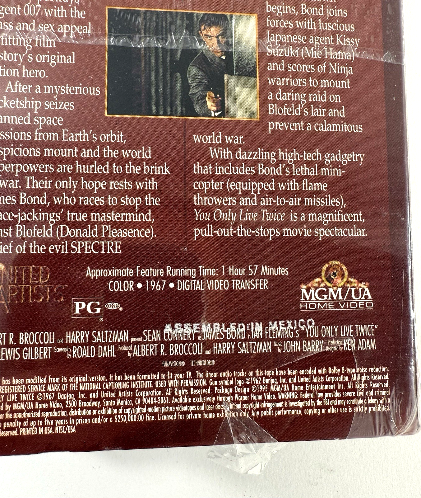 Diamonds Are Forever (VHS Bundle) You Only Live Twice, From Russia With Love