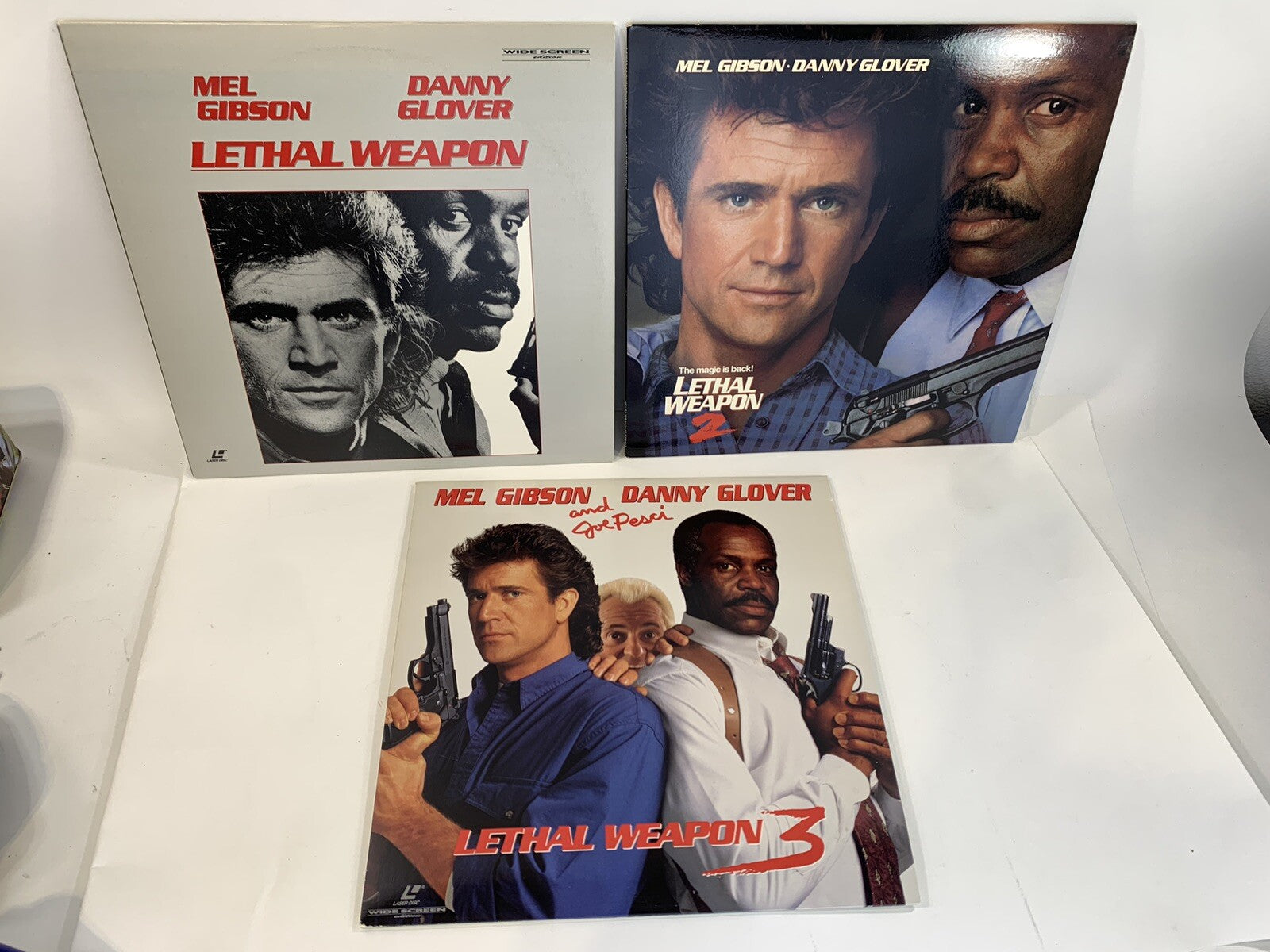 Lethal Weapon (Laserdisc Film Bundle) Lethal Weapon 2/3 - Tested