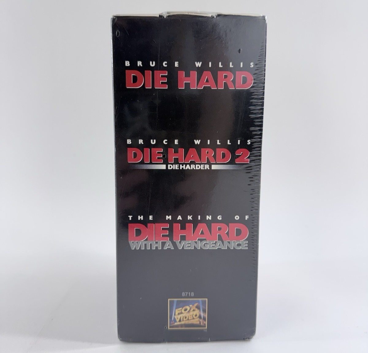 Die Hard VHS Tape Triple Pack (VHS, 1995) New, Factory Sealed - Plastic Wear