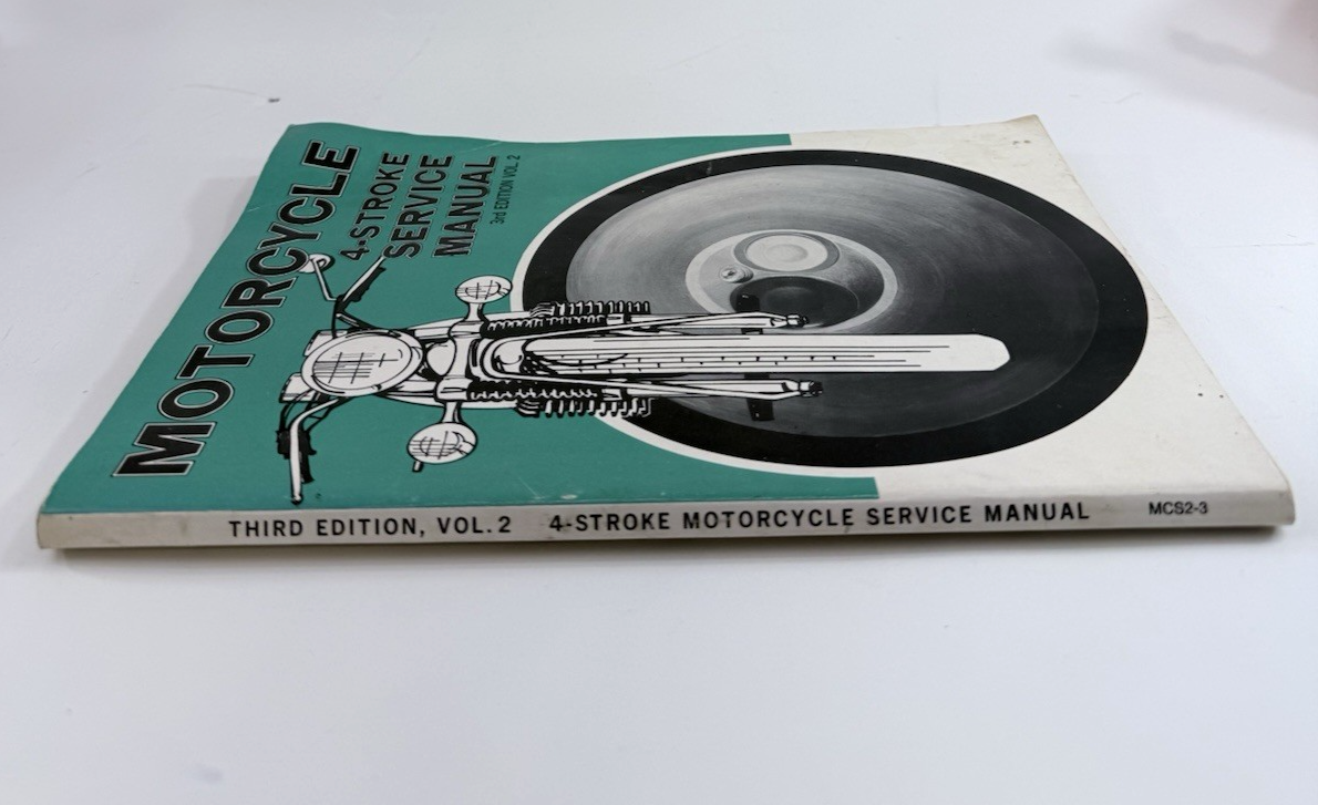 Motorcycle 4-Stroke Service Manual Third Edition. Vol. 2 (Softcover, 1972)