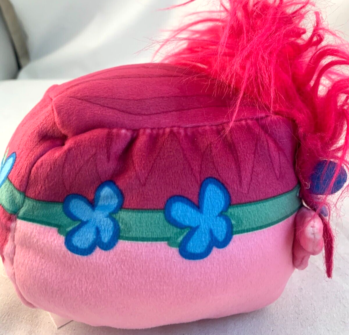 The Northwest Co. 2017 DreamWorks Trolls 6" Princess Poppy Pink Cube Plush
