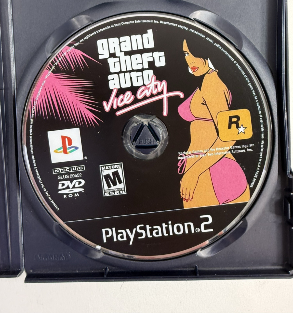 Grand Theft Auto: Vice City (PlayStation 2, 2002) Game Case Manual Poster - Read