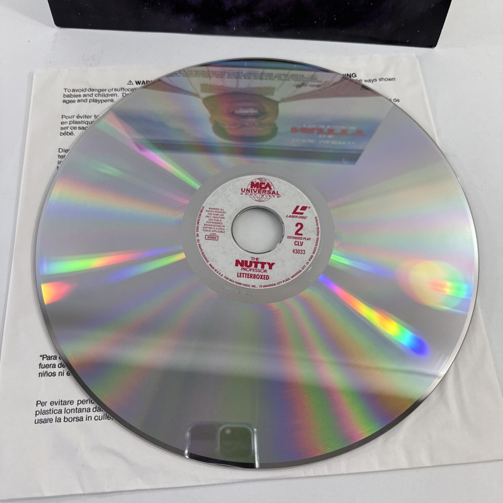 The Nutty Professor (Letterbox Laserdisc Bundle) The Distinguished Gentleman