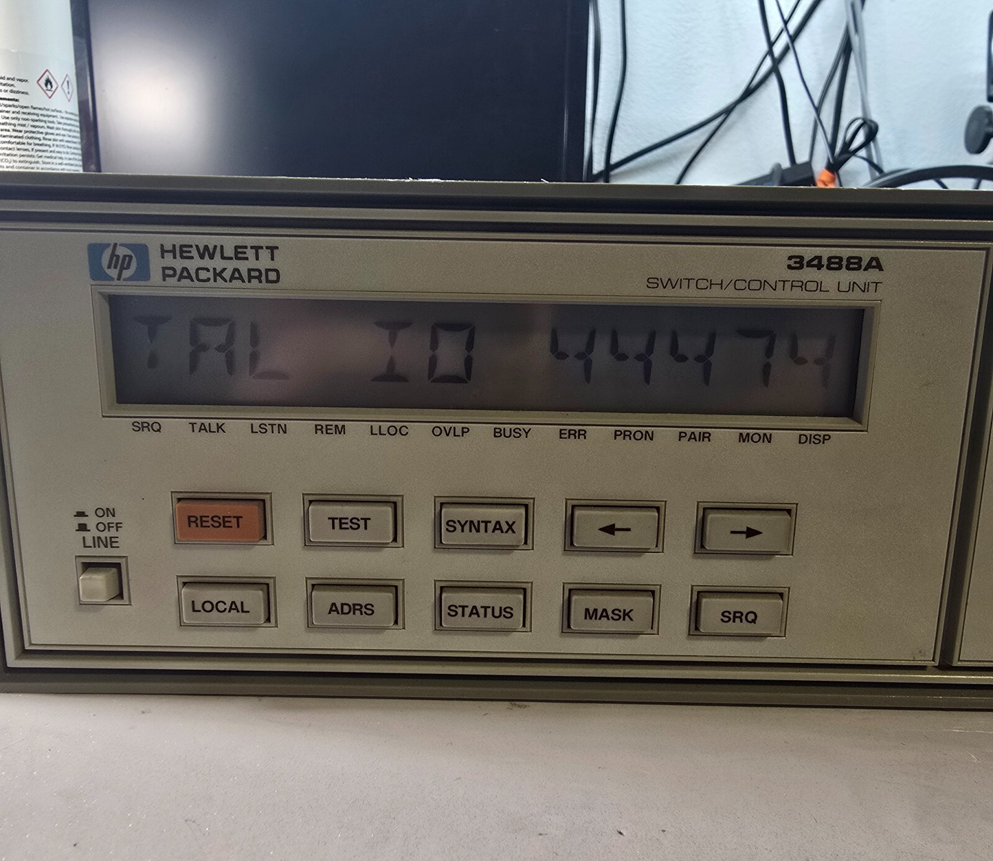 HP Agilent 44474A Digital Input/Output Switch Module - Tested and Working (1176)