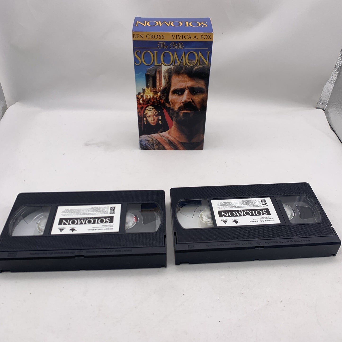 The Bible: Solomon (VHS, 2000) Ben Cross/Vivica A. Fox/Max Von Sydow